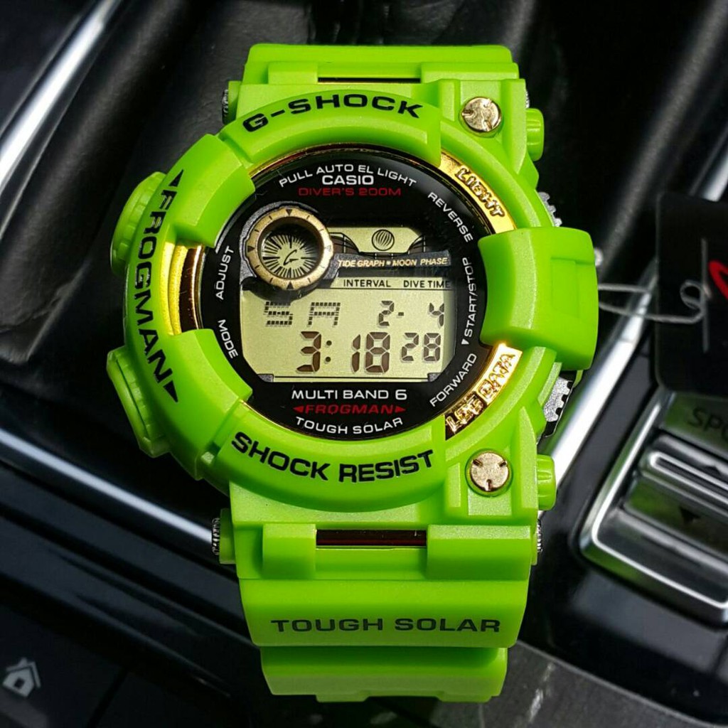 g shock frogman green