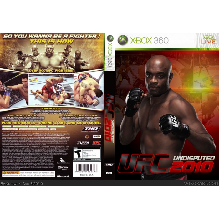 ufc xbox 360