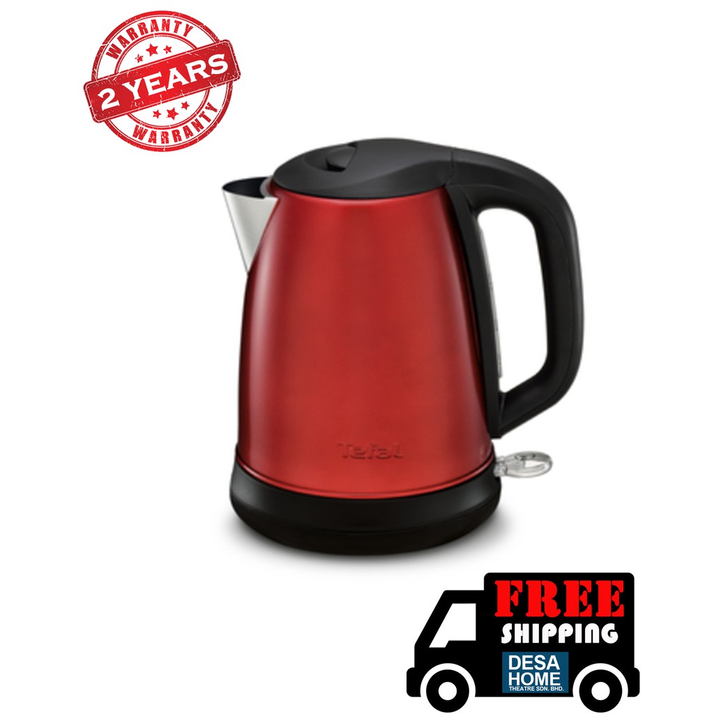 Tefal KI2705 Subito Select Stainless Steel Red Kettle (1.7L)