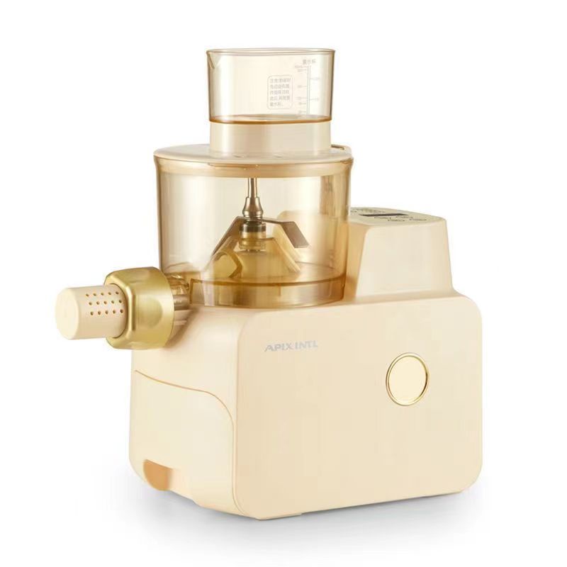 Apixintl Japan Automatic Noodle Pasta Maker, Electric Dough Kneader & Press, 9 Moulds Dumpling Wrapper, Mesin Mi