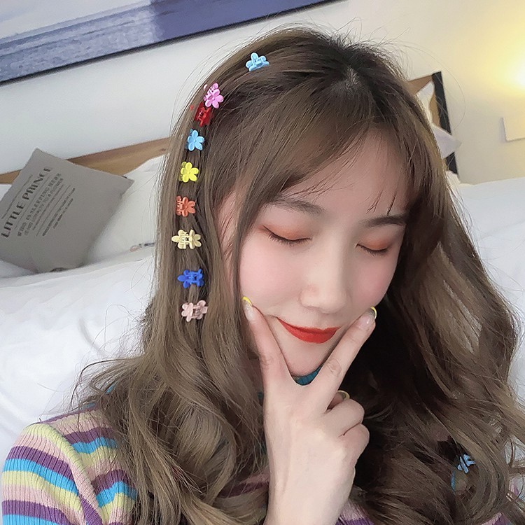 Korean Net Red Hair pin Side Clip Flower Small Hair clip Bangs Headdress  accessories women | Shopee Malaysia