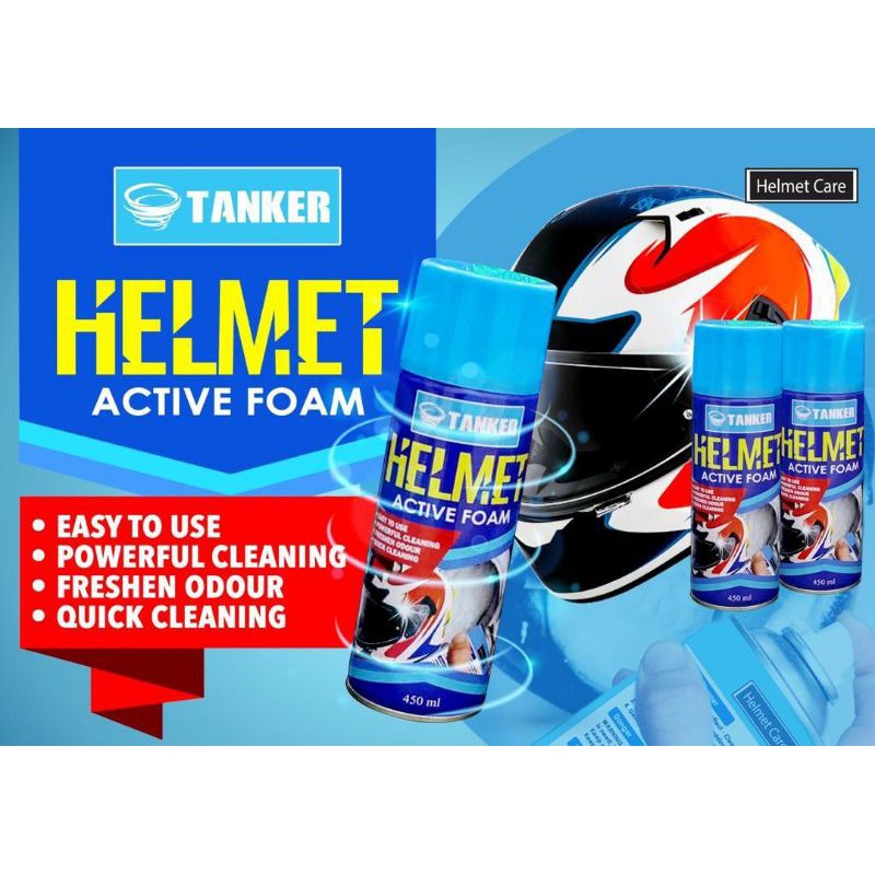 tanker helmet active foam pencuci helmet Shopee Malaysia