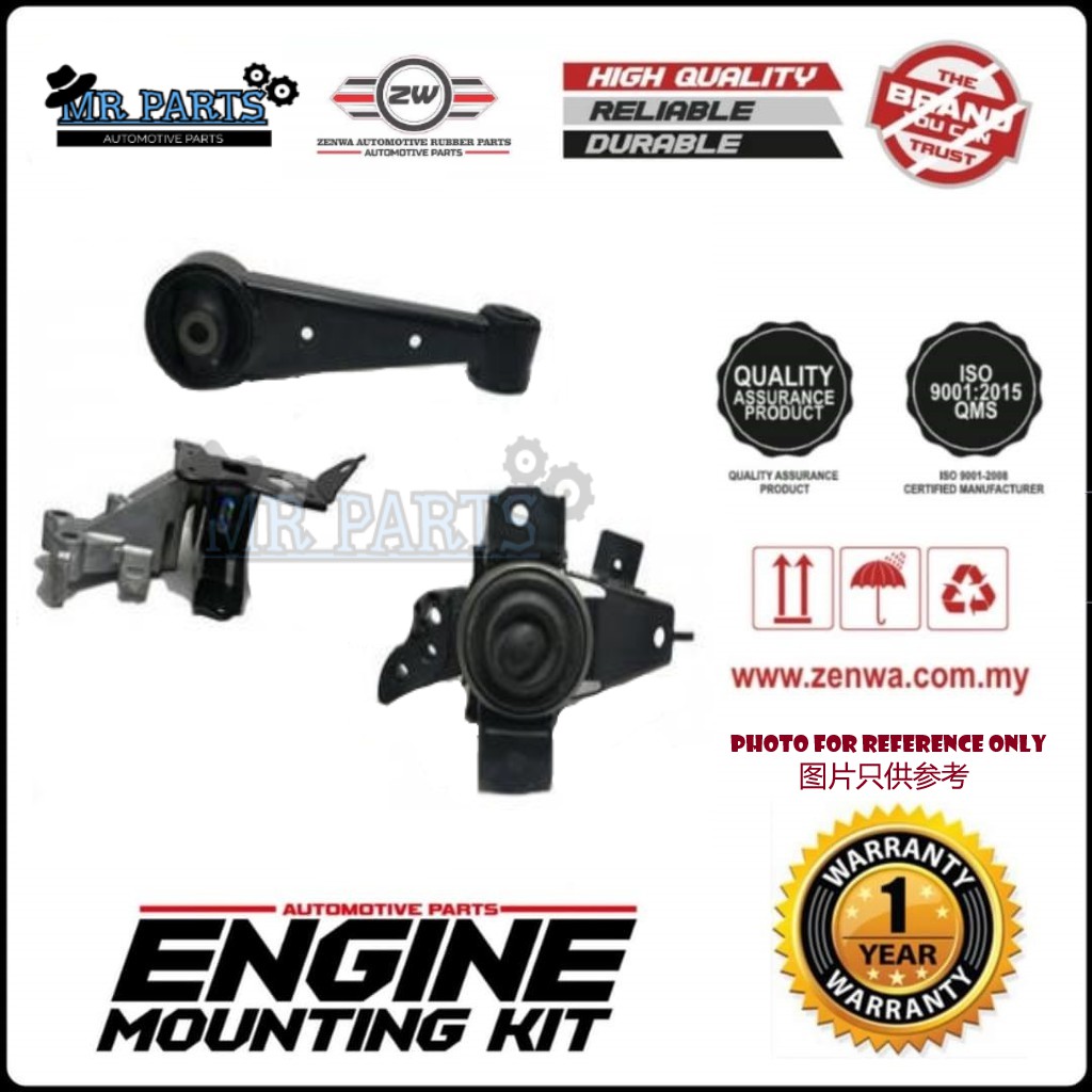 PERODUA AXIA ENGINE MOUNTING KIT SET (ZW) Shopee Malaysia