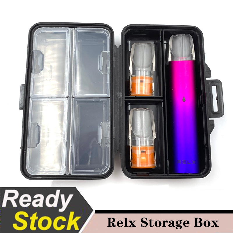 Protable Storage Box For Relx Mod Pods Bag Plastic Hard Cigarette Case Carrying Box Accessories Shopee Malaysia