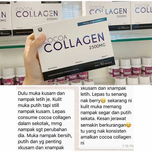 Cocoa Collagen Sendayu Tinggi Ori Shopee Malaysia