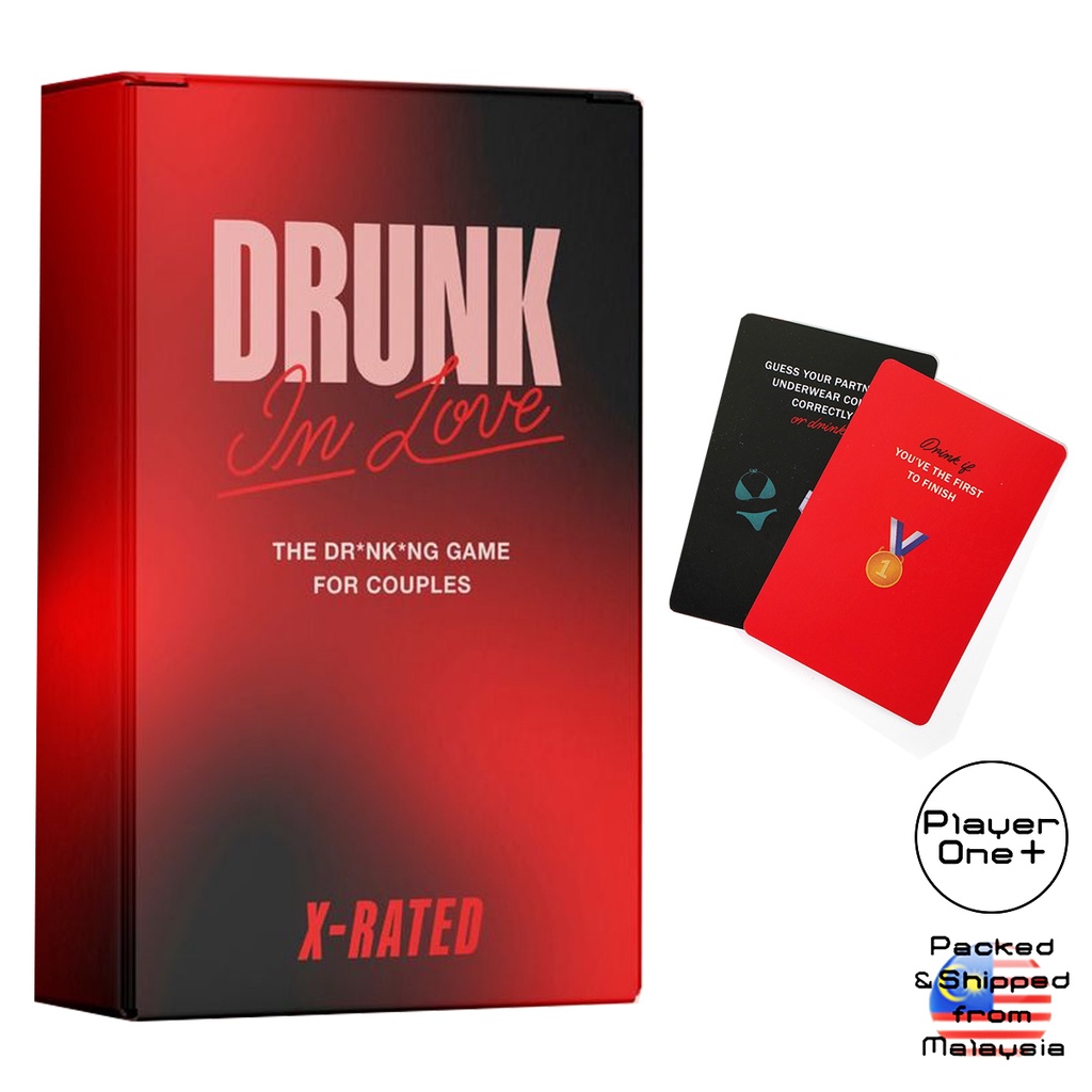 Drunk In Love X-Rated Card Game For Couples Relationship Drinking Game ...