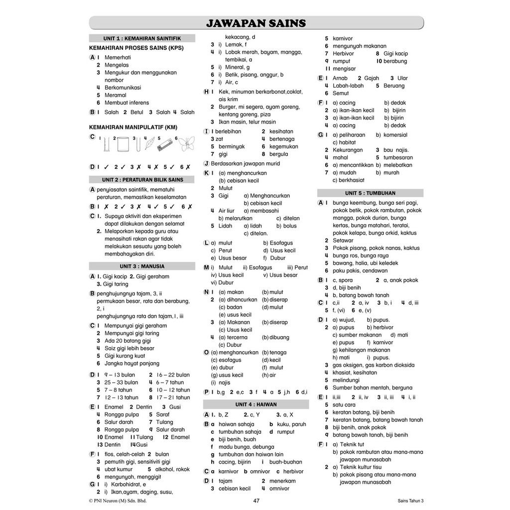 Buku Aktiviti Matematik Tahun 3  Kursus