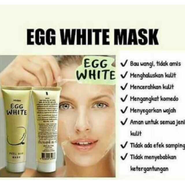 Egg White Mask Shopee Malaysia