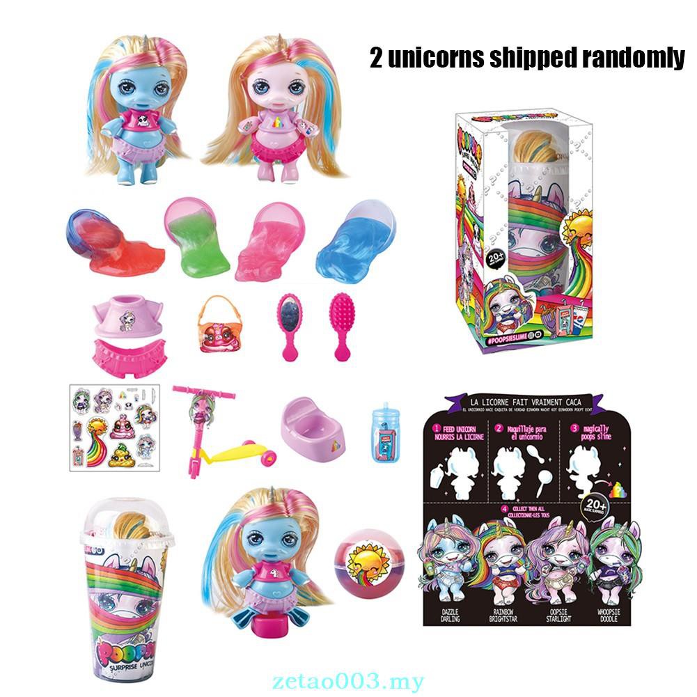 unicorn doll slime