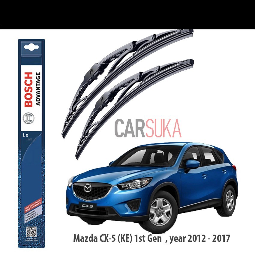 Bosch Advantage wiper Blade (set) for Mazda CX5 , CX5 (KE) 1st Gen