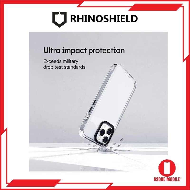 RHINOSHIELD Clear Case Compatible with Magsafe for iPhone 14 / 13 / 12 Pro  Max Advanced Yellowing Resistance | Shopee Malaysia