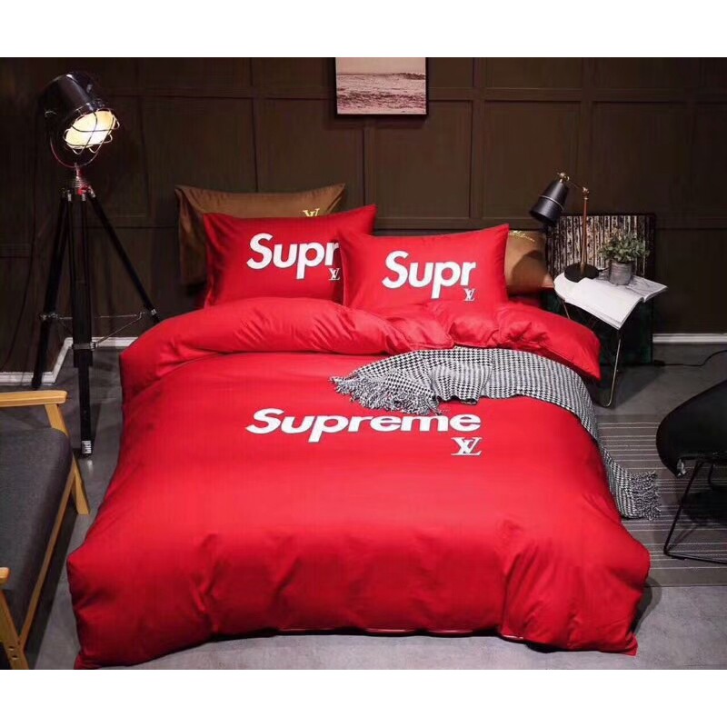 Supreme Louis Vuitton Bed Sheets - Just Me and Supreme