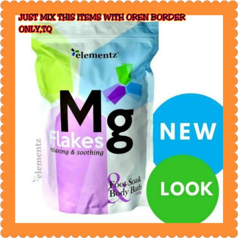ELEMENTZ MAGNESIUM FLAKES 100g/1kg Shopee Malaysia