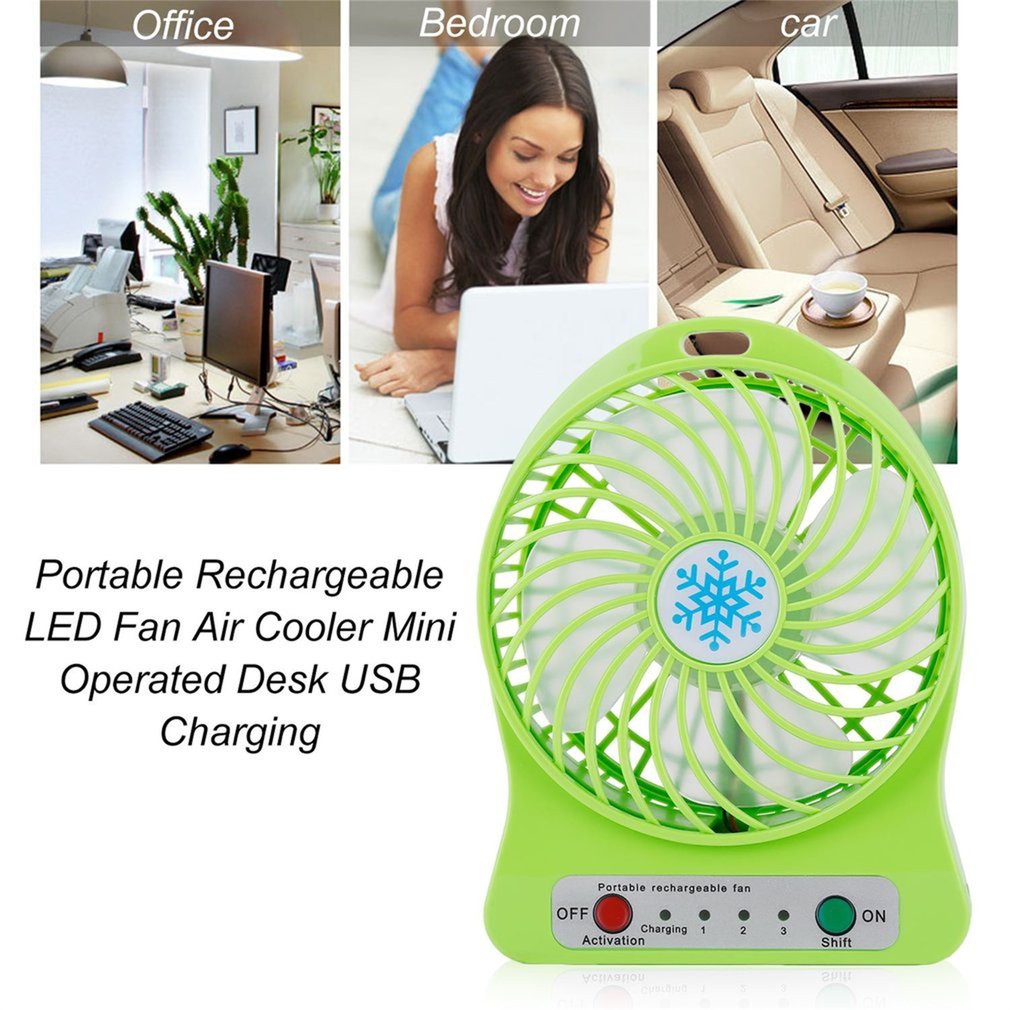 SUPER SALE PORTABLE MINI USB FAN RECHARGEABLE BATTERY COOL