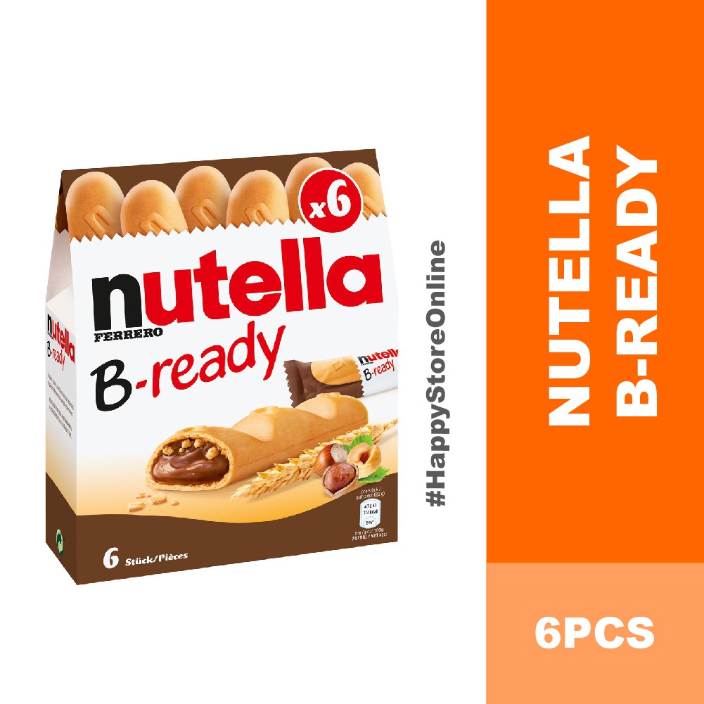 Nutella B-ready Hazelnut Chocolate Wafer Stick 爆浆巧克力 | Shopee Malaysia