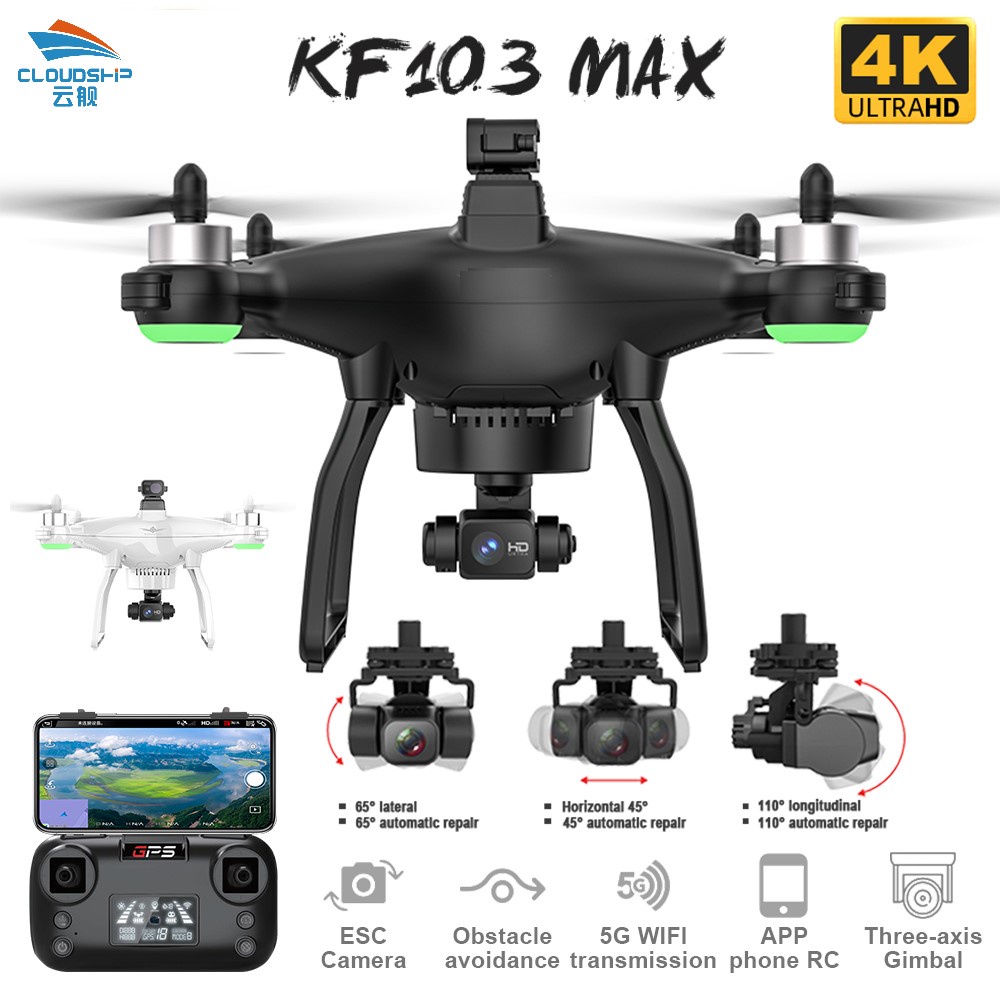 Drone KF103/X35 Max Drone Obstacle Avoidance 4K HD Camera WIFI FPV 5G