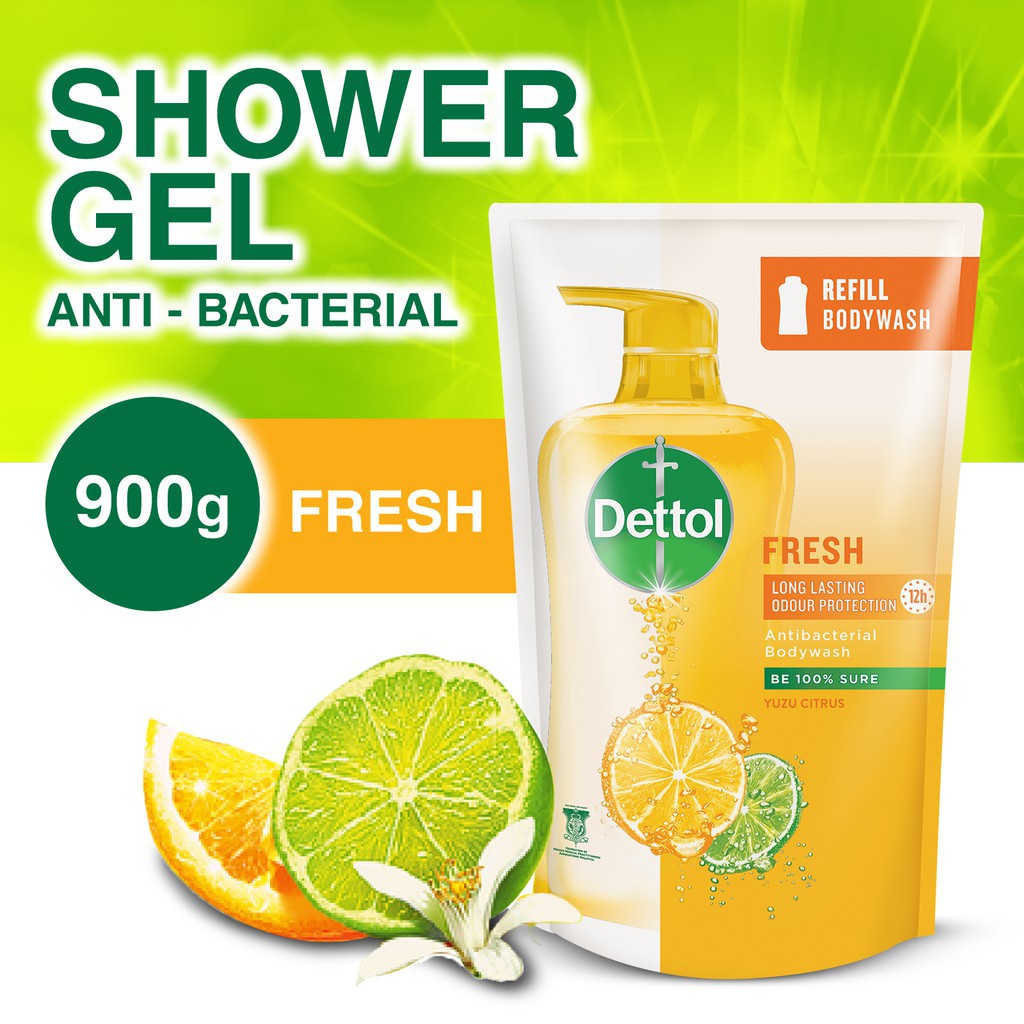 DETTOL Body Wash 900g Refill Pack Fresh Shopee Malaysia