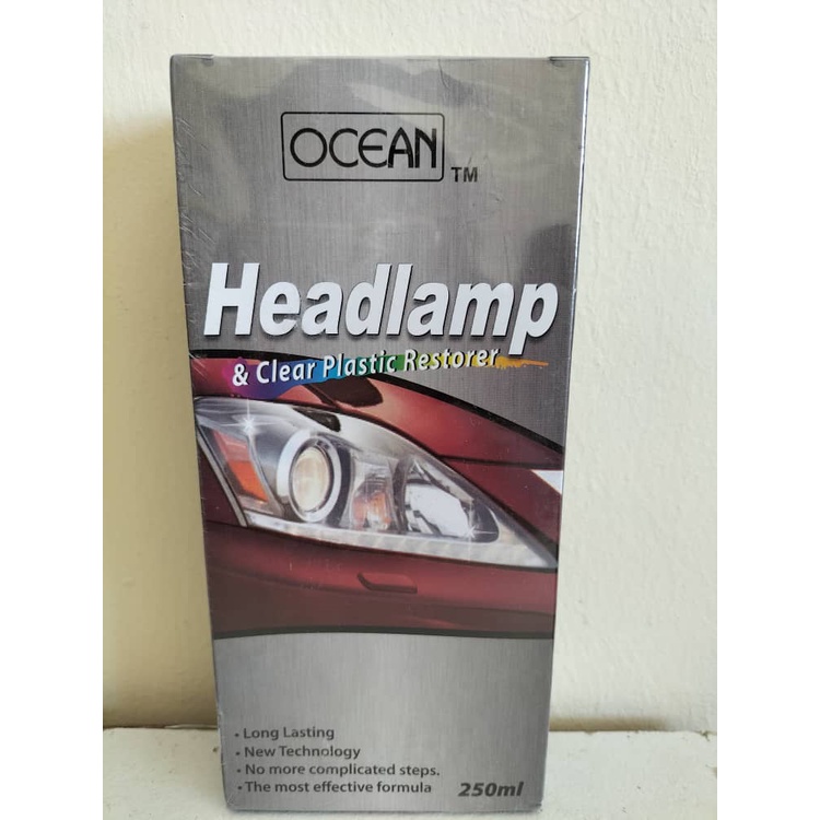 Ocean headlamp & clear plastic restorer 250ML Shopee Malaysia