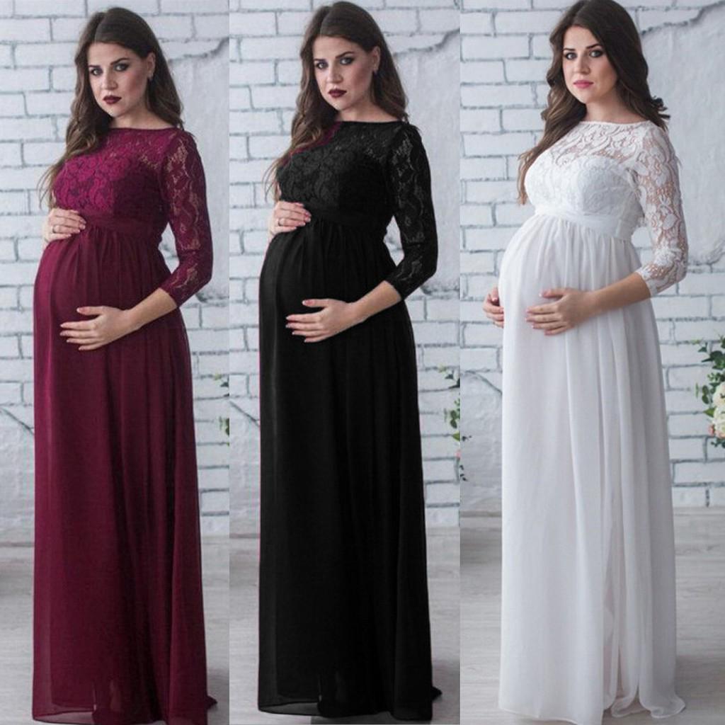 DADATOP Pregnant Women Photography Lace 