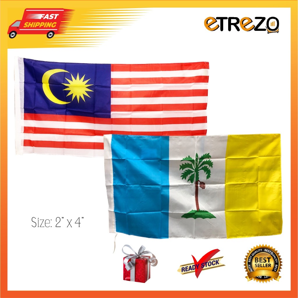 Bendera Malaysia Bendera Penang Flag X Ready Stock Shopee Malaysia