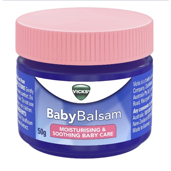 Vicks Baby Balsam Moisturising & Soothing Baby Care Rub 50g Shopee