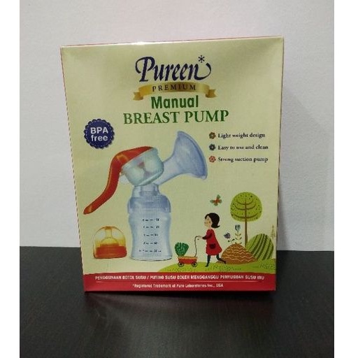 Pureen Manual Breast Pump (Wide Neck) Shopee Malaysia