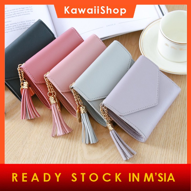  Dompet  Wanita  Long Short Purse Wallet Shopee  Malaysia