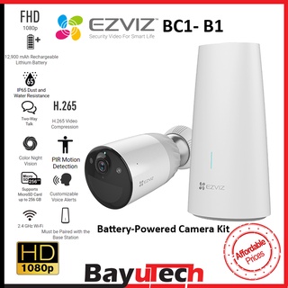 EZVIZ BC1-B1 / B2 / C3A 1080P 32/64/128GB Battery Powered 100% Wire ...