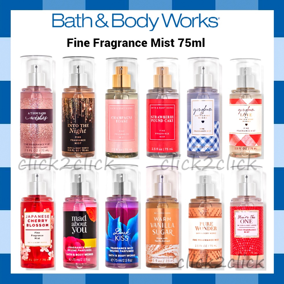 Bath And Body Works Body Mist Travel Size 75ml / 88ml | Shopee Malaysia