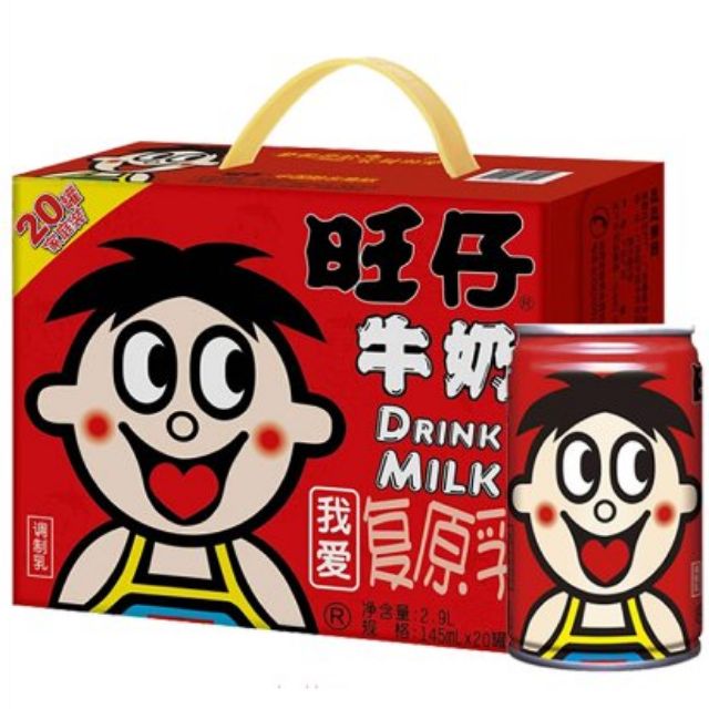 旺仔牛奶一箱245ml*12罐Wang Zai Canned Milk Drinks Beverages 旺旺| Shopee Malaysia
