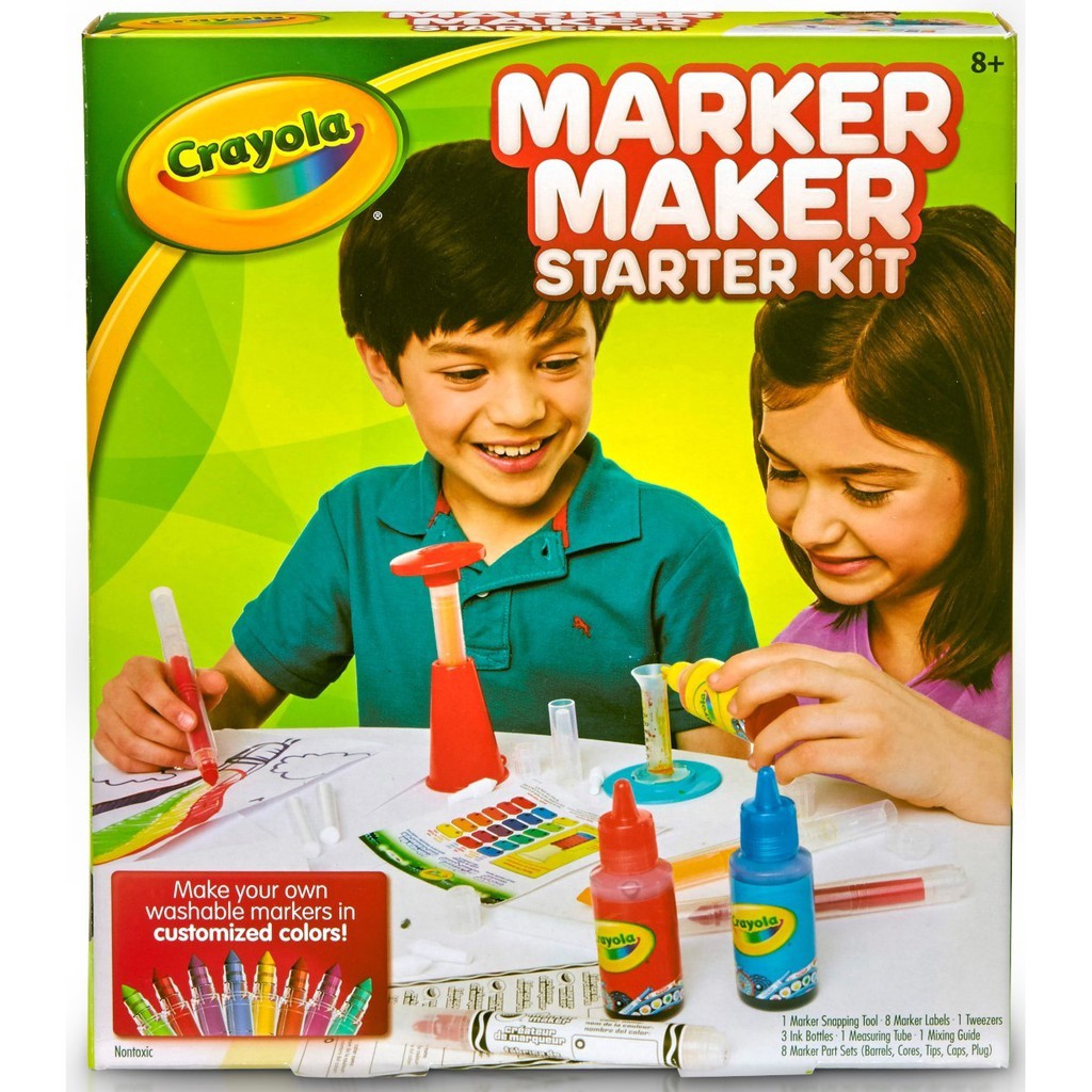 Crayola Marker Maker Starter Kit Make Your Own Washable Markers Shopee Malaysia