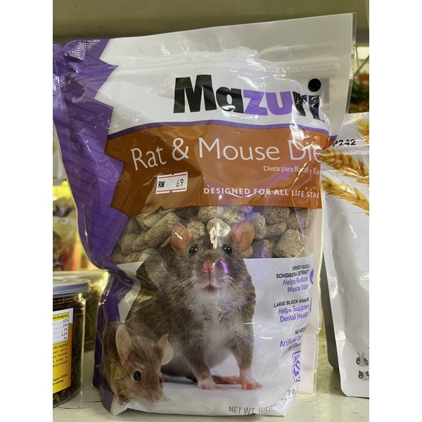mazuri hamster rat & mouse diet 0.9kg Shopee Malaysia