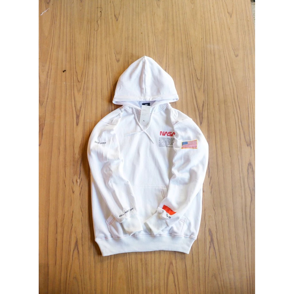 h&m nasa hoodie grey