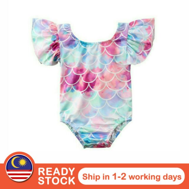 mermaid baby suit