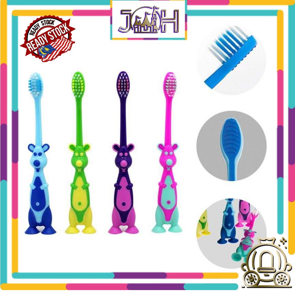 (READY STOCK)Kids Children's Toothbrush Berus Gigi Kanak Budak Cartoon Kids Girls Boys Soft Hair Toothbrush 1-12 yrs old