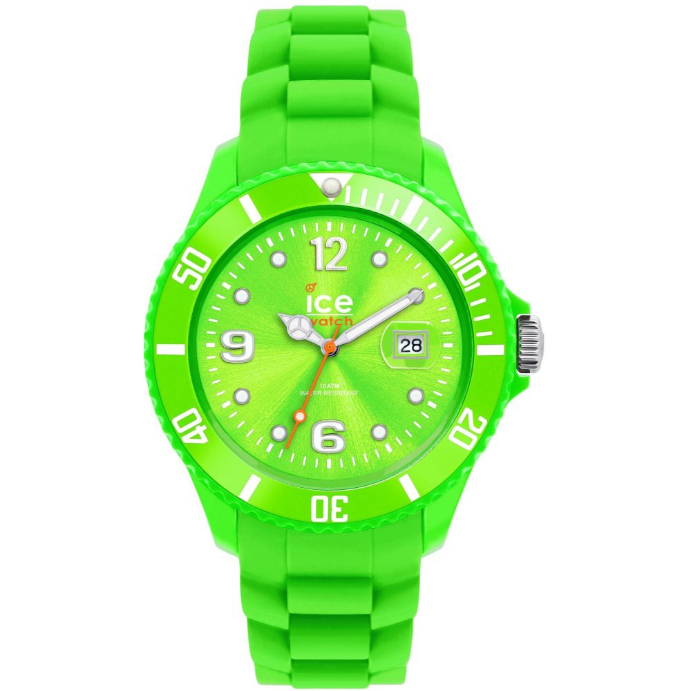 Ice Watch SI.GN.U.S.09 Ice Forever Green Silicone Mineral Glass 100 WR Unisex Watch