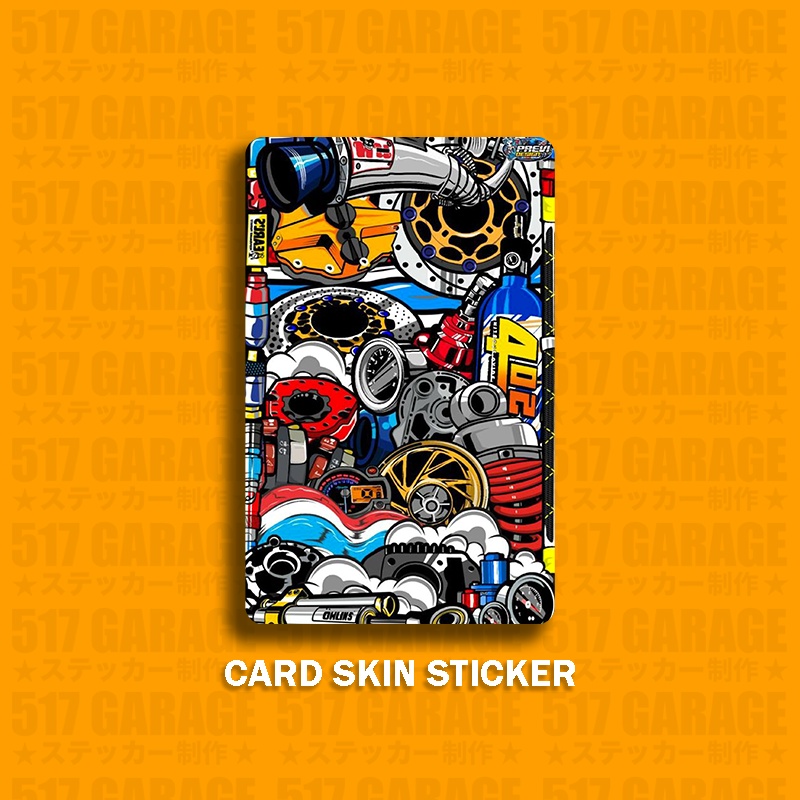 5 Atm Card Sticker Bank Card Sticker Sticker Kad Atm Sticker