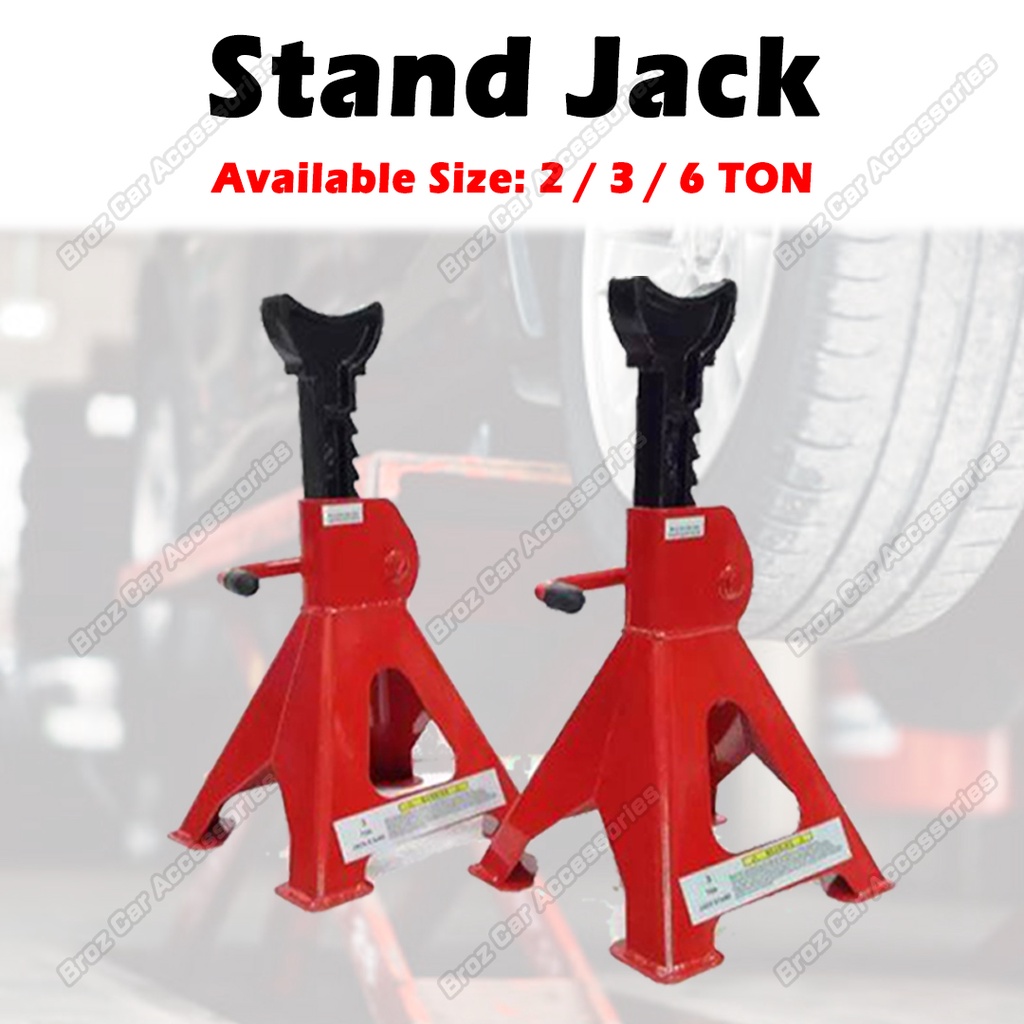 Youyijia 2Pcs Jack Stands 2 Ton Adjustable Heavy Duty Axle Jack Stands For Car Van Lifting Tool Emergency 