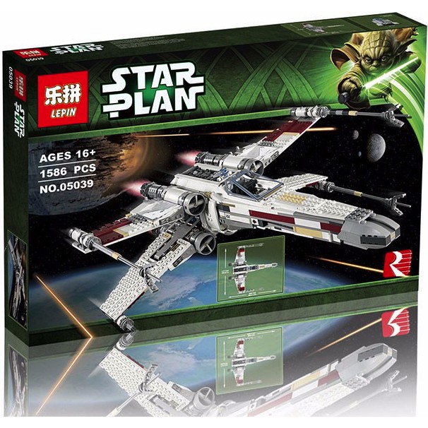 lepin x wing red 5