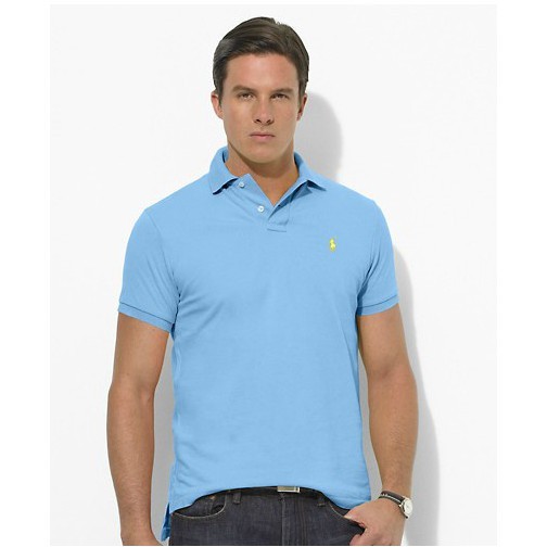 sky blue ralph lauren polo shirt