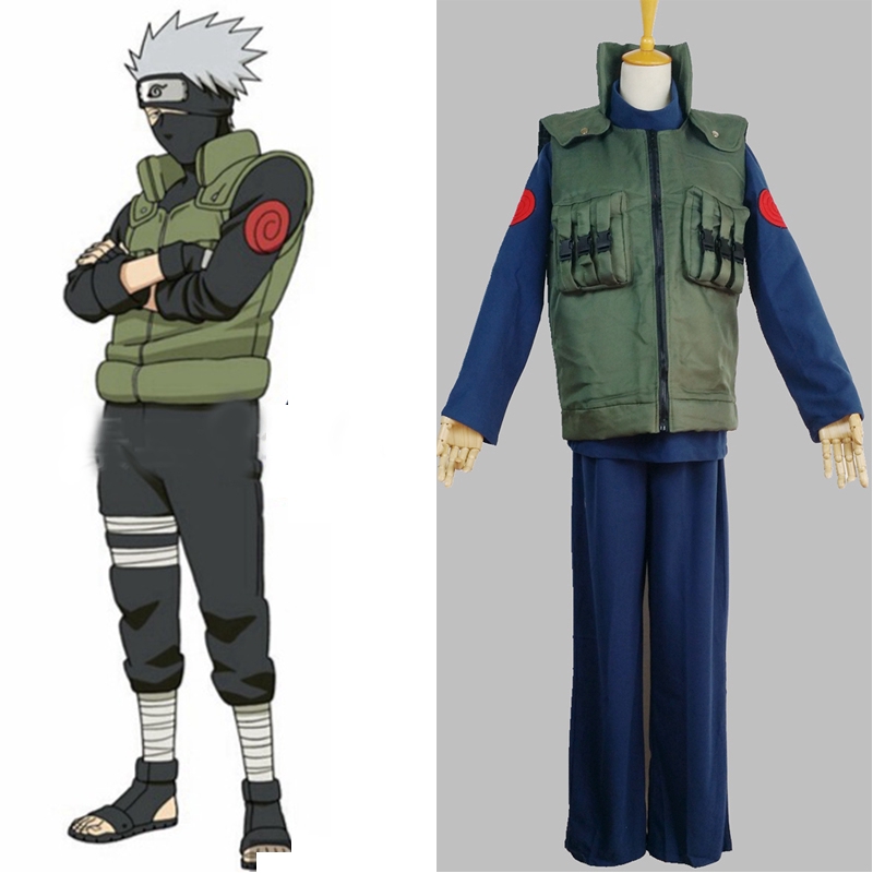 Naruto Cosplay Costume Kakashi Hatake Cosplay Costume Full Suit 