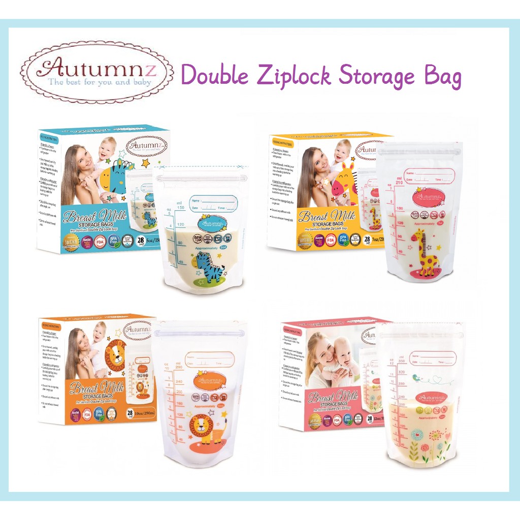 double ziplock bags