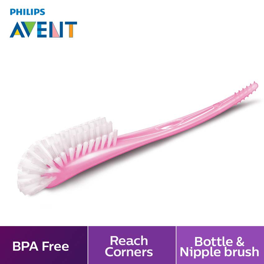 Philips Avent Bottle and Teat Brush Pink SCF145/07 Shopee Malaysia