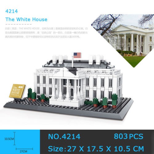 mini building blocks white house