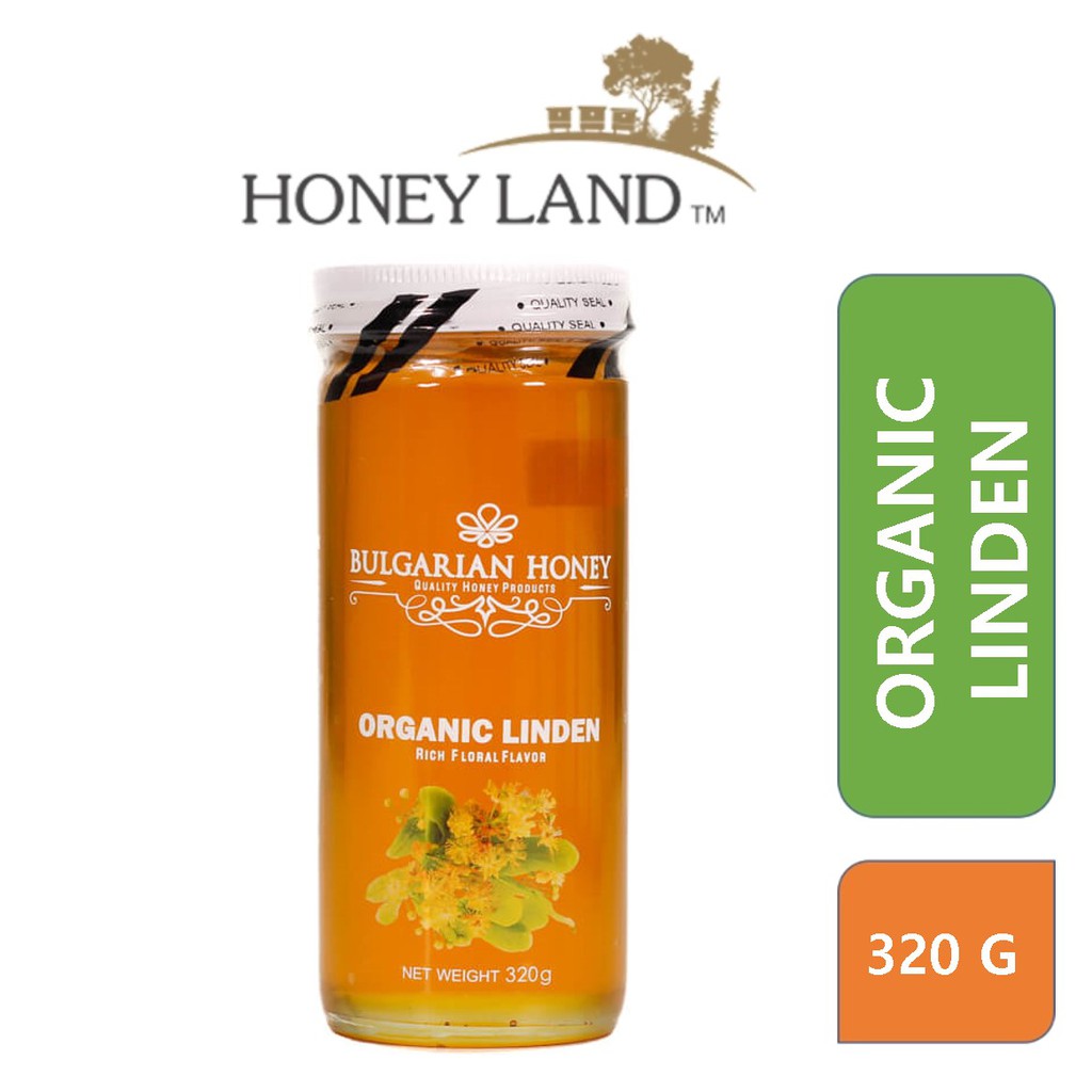 Honey Land Bulgarian Organic Natural Linden Honey (320g)