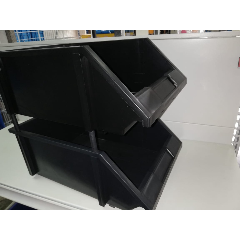 Plastic Container A4 size (BLACK) Shopee Malaysia
