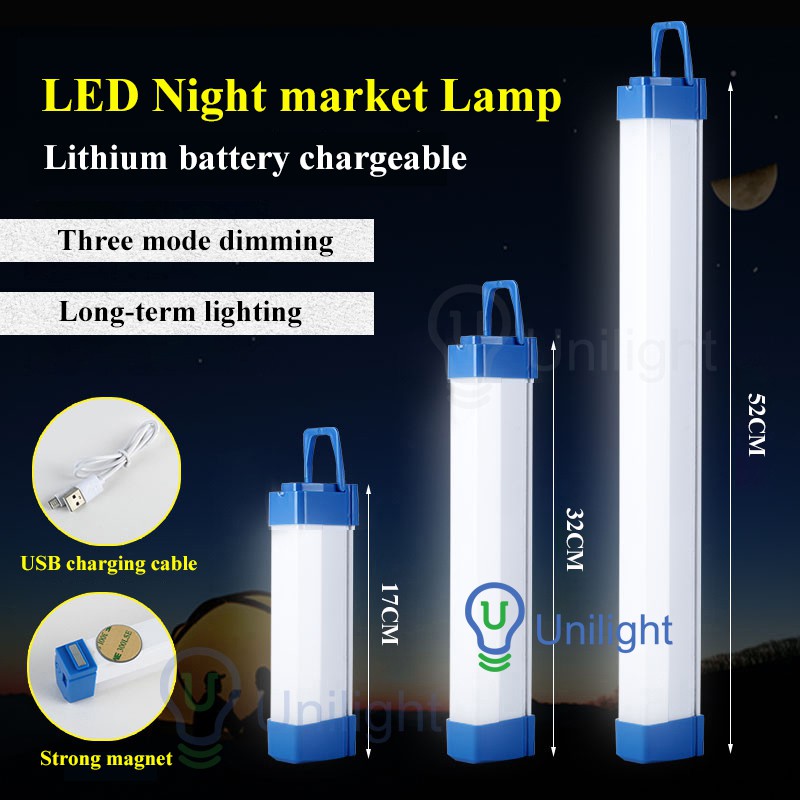 🏳‍🌈READY STOCK 🏳‍🌈 17CM52CM LED Lithium battery light USB Rechargeable