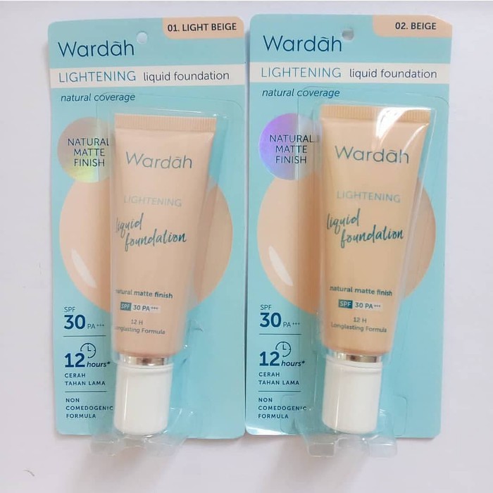 wardah liquid foundation lightening