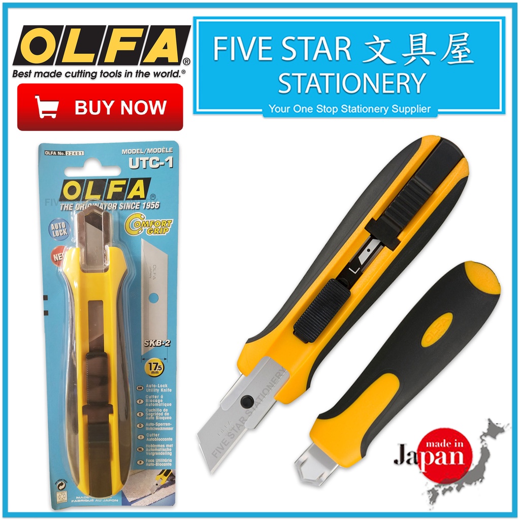 OLFA UTC1 AutoLock Utility Knife Hobby Craft & Utility Olfa Original