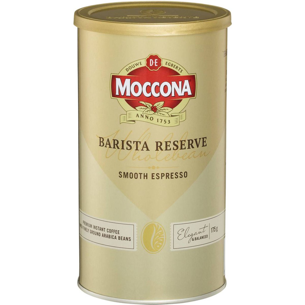 Moccona Wholebean Barista Reserve Smooth (175G * 4 CANS) | Shopee Malaysia